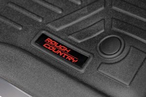 Chevrolet Tahoe Floor Mats - Front + Rear - Rough Country - FR/RR Bucket - '21-'23